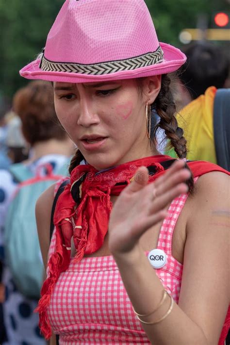 Gay Pride Lesbian Women In The Making Editorial Image Image Of