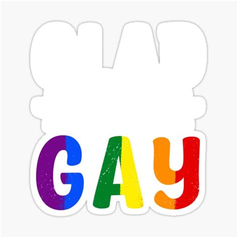 Glad To Be Gay Funny Lgbtq Rainbow Flag Month Pride Parade Sticker For Sale By Haselshirt