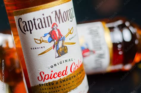 LONDON UK 19 MARCH 2024 A Bottle Of The Popular Captain Morgan