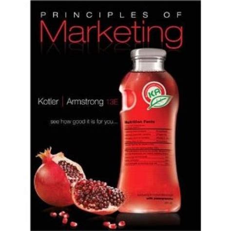 Principles of Marketing by by Philip Kotler