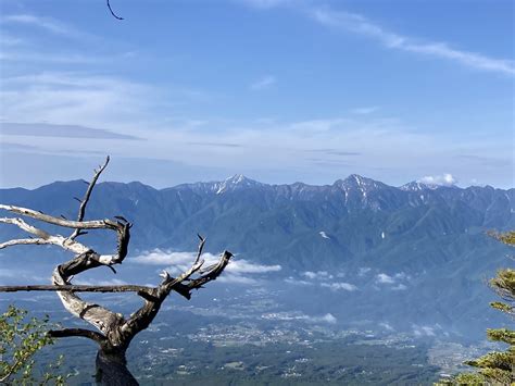 観音平から編笠山・初めて西岳 八ヶ岳（赤岳・硫黄岳・天狗岳）の写真8枚目 左から 北岳 甲斐駒 仙丈😊 Yamap ヤマップ