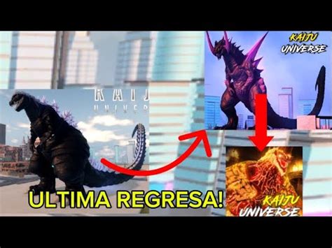 Vuelve Godzilla última a Kaiju Universe y Gamepass la otra semana YouTube