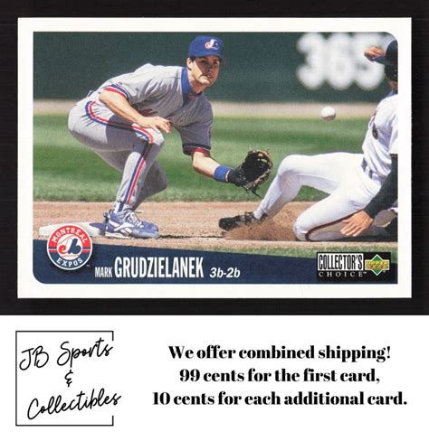 1996 Collector S Choice Mark Grudzielanek 213 Montreal Expos EBay