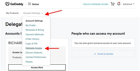 How To Provide Delegate Access In GoDaddy Octiv Digital