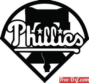 Download Philadelphia Phillies Logo 6DZJ2 High quality free Dxf f