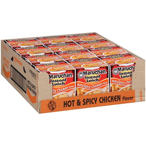 Maruchan Hot And Spicy Chicken Instant Ramen Noodles Oz Cup Pack Walmart