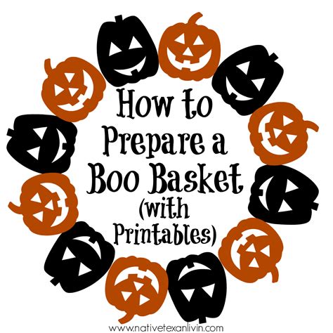 Boo Basket Printable