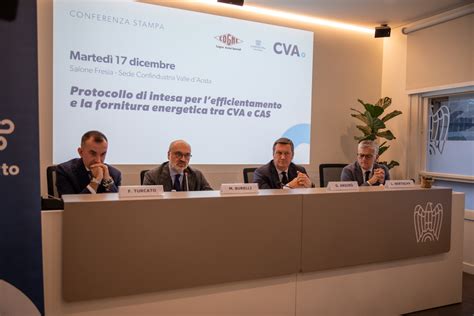 Cva E Cogne Acciai Speciali Firmano Un Protocollo D Intesa Per L