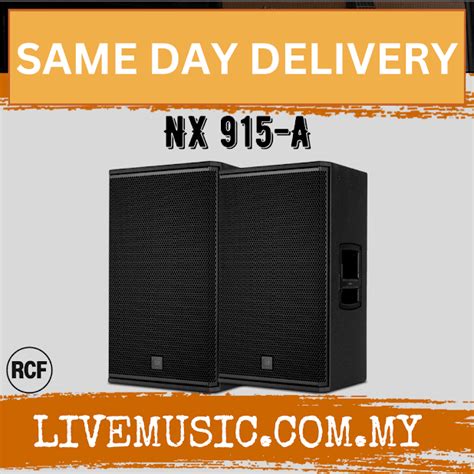 Rcf Nx A Two Way W Powered Pa Speaker Pair Nx A Nx