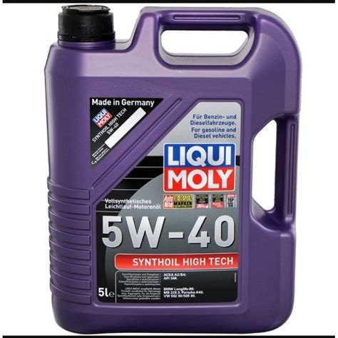 Liqui Moly Synthoil High Tech Fully Synthetic Engine Oil W L