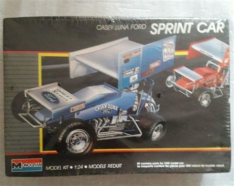 Vintage Monogram Casey Luna Ford Sprint Car Model Kit