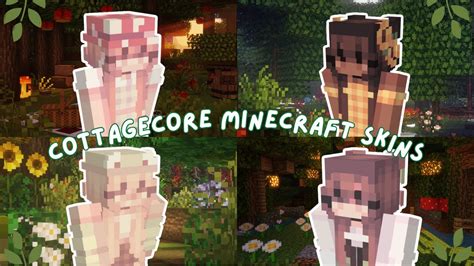 Cottagecore Aesthetic Minecraft Skins 🌱 Minecraft Skins For Java Edition Youtube