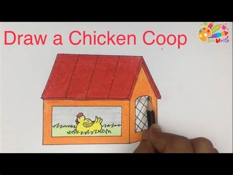 This Is The Easiest And Fastest Way To Draw A Chicken Coop