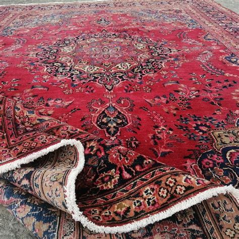 Red Persian Rug - Etsy