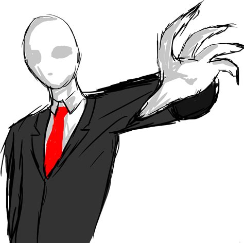 Slender Man Png Transparent Image Download Size 869x866px