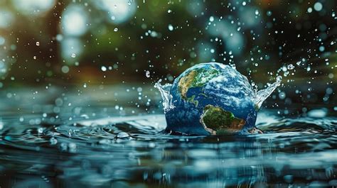 Premium Photo Protecting Earth Through Water Conservation