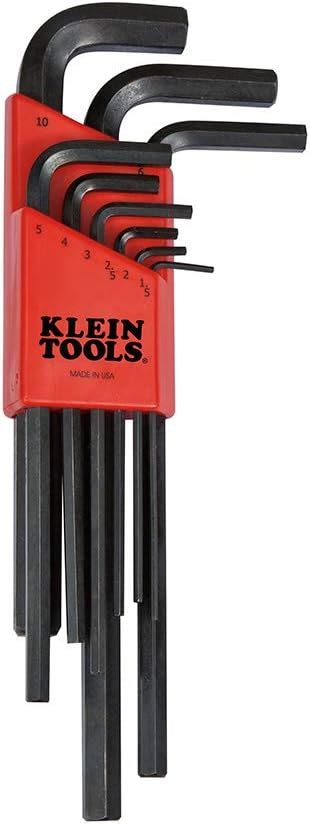 Klein Tools L Style Hex Key Caddy Set Metric 9 Piece Lmk10