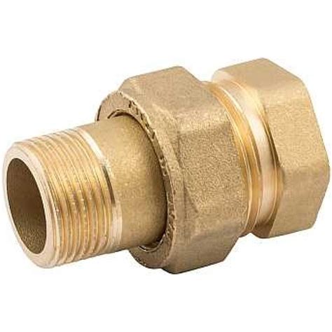 Сгон американка ELSEN Metalit прямой, НВ, 1/2", 1/2", латунь, с плоским ...