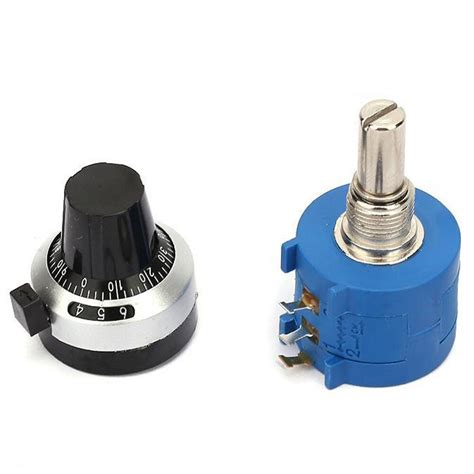 Wirewound Potentiometer Rotary Multi Turn 100ohm 2 Grandado