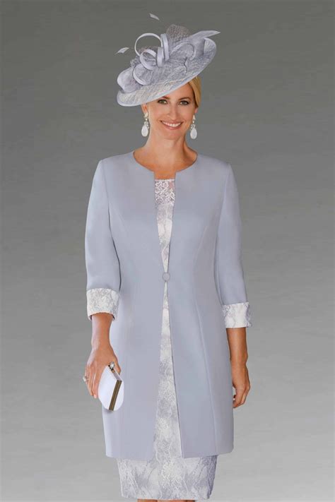 Short Fitted Lace Dress With Matching Coat Catherines Of Partick