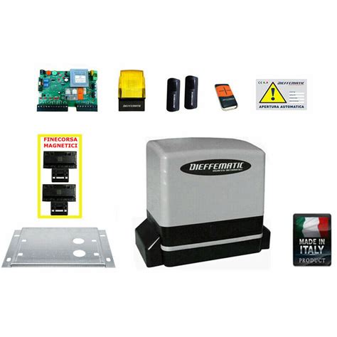 Kit Automazione Per Cancello Scorrevole 600kg Compatibile Con Aprimatic