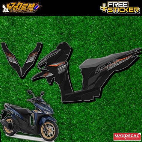 STRIPING STICKER TRANSPARAN VARIO NEW 125 150 CUSTOM CLICK 125i 150i