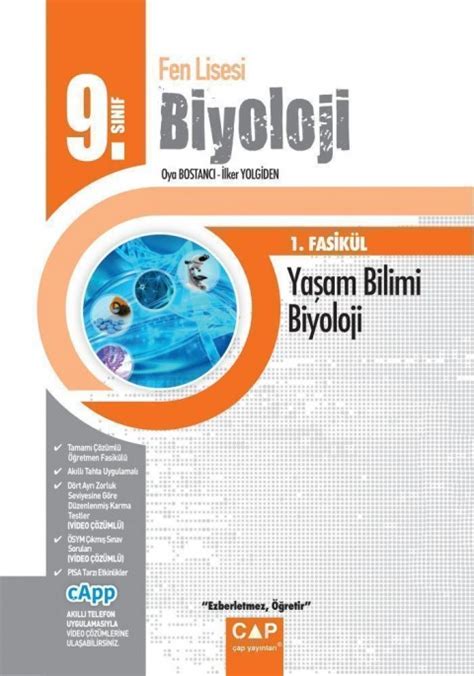 Çap 9 Sınıf Fen Lisesi Biyoloji Seti