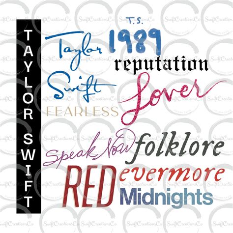 Taylor Swift Album Artwork Digital File Only - Etsy