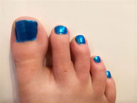 Blue Toe Nails Nailart Easy Toe Nail Designs Toe Nail Designs Toe