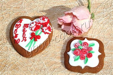 Пряники, украшенные мастикой. Рецепт приготовления