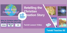 Christian Creation Story Powerpoint Re Resource Twinkl