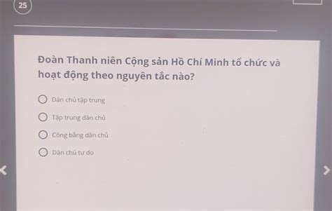 On Thanh Nin Cng Sn H Ch Minh T Chc V Hot Ng Theo Nguyn Tc No Dn Ch Tp Trung Tp Trung Dn Ch Cng
