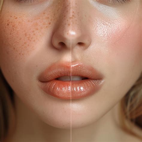 Premium Photo A Woman With Freckles On Her Face And The Words Freckles On Her Face