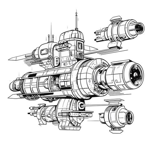 Un Disegno Di Una Nave Con Sopra Un Disegno Di Una Nave Vettore Premium