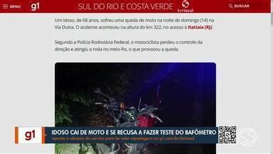 Rj Tv Rio Sul G No Rj Idoso Sofre Acidente De Moto E Se Recusa