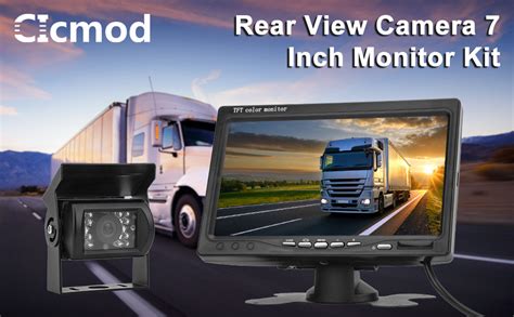 Cicmod Car Reversing Camera Kit 7” Tft Lcd Screen Hd Monitor 12v 24v