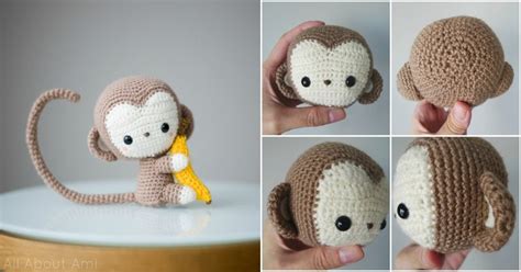 DIY Crochet Monkey Tutorial With Images Crochet Monkey Diy Crochet