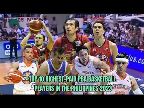 TOP 10 HIGHEST PAID PBA BASKETBALL PLAYERS IN THE PHILIPPINES 2023