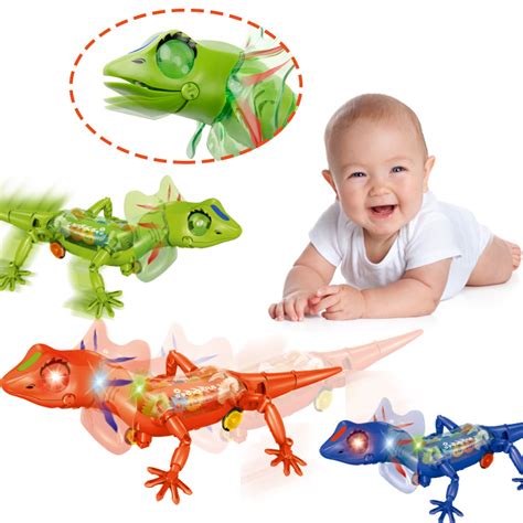 Baby Battery Operated Toy Musical Light Up Animals Gear Concept