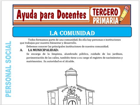 Personal Social Para Tercero De Primaria Ayuda Para Docentes