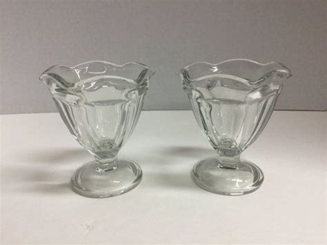 Vintage Sundae Tulip Glasses Anchor Hocking Dessert Glasses Etsy Dessert Glasses Sundae