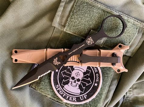 Benchmade 178SBK SOCP Spear-Point Knife • Spotter Up