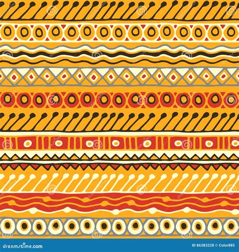 Ethnicity Seamless Pattern Boho Style Ethnic Wallpaper Tribal Art