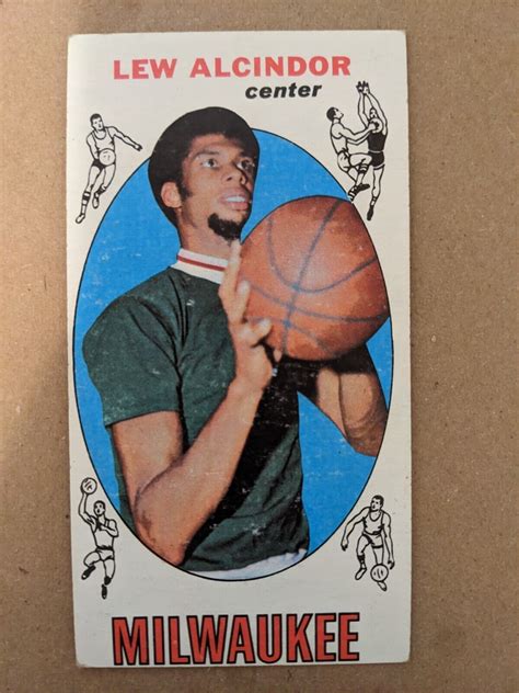 Topps Lew Alcindor Rookie Basketball Card Kareem Abdul Jabbar