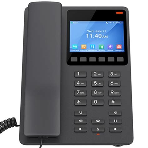 Grandstream Ghp Compact Hotel Phone With Display Wavesat Telecoms