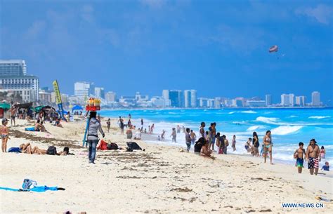 Playa Delfines en Cancún México CHINA AMÉRICA DEL NORTE Xinhua Español