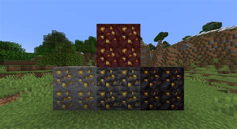 All Nether Gold Ore Minecraft Texture Pack