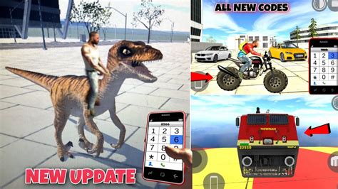 DINOSAUR CHEAT CODE Indian Bike Driving 3d New Update YouTube