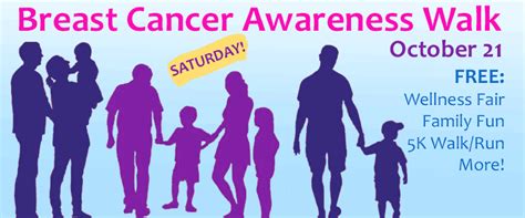 Breast Cancer Awareness Walk And Wellness Fair Oct 21