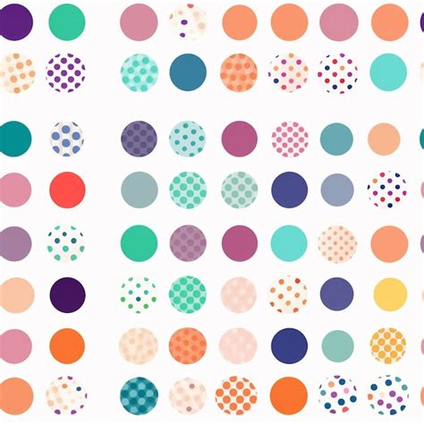 Premium Photo A Close Up Of A Bunch Of Different Colored Dots On A